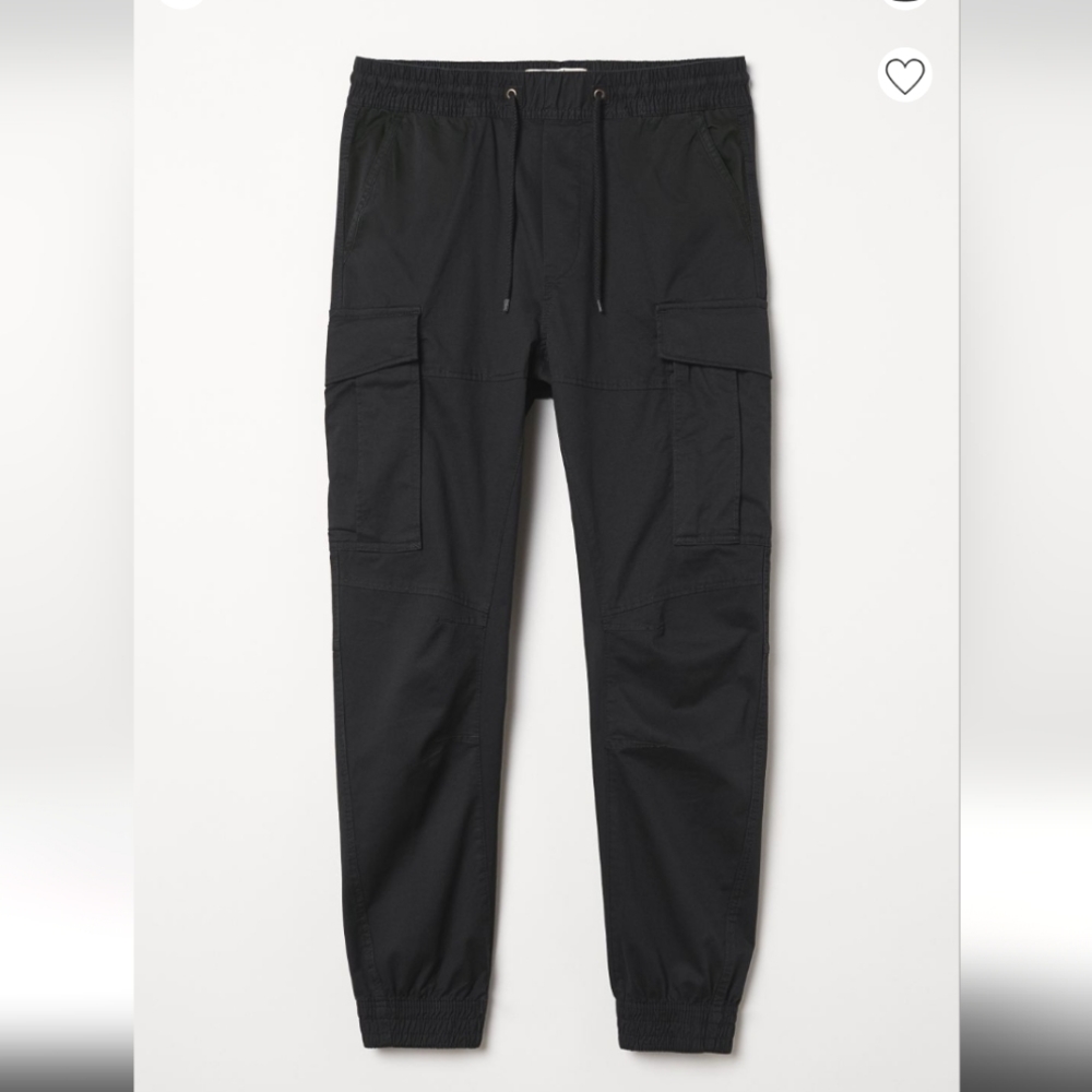 Do Not Purchase! H&M Black Cargo Joggers Size S